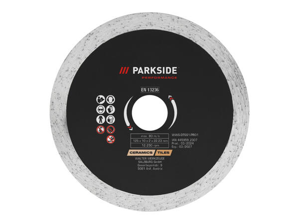 PARKSIDE PERFORMANCE(R) Řezný kotouč na kov / Hrubovací kotouč / Diamantový řezný kotouč