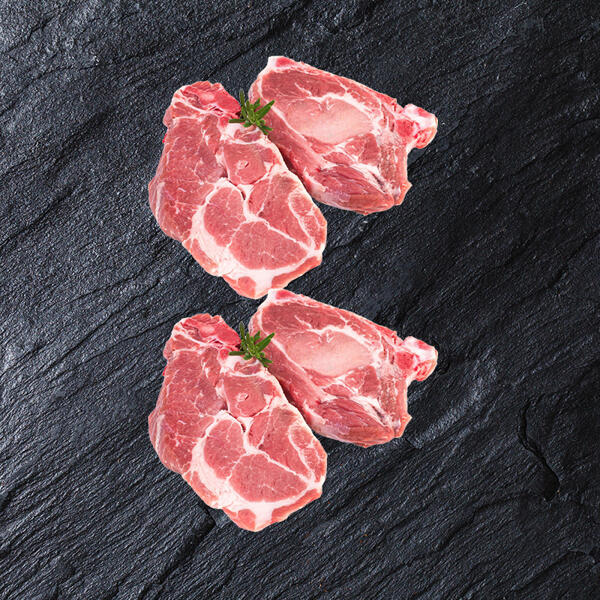 4 côtes de porc en échine