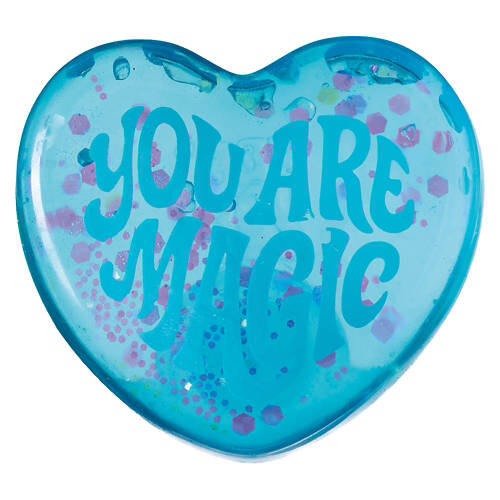 Valentine's Day Candy & Squishes - Glitter Squeeze Heart
