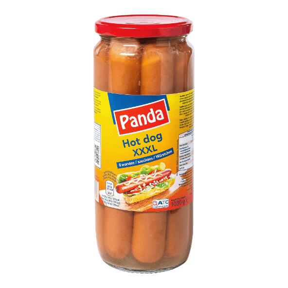 PANDA(R) 				Hotdogworsten XXXL, 8 st.