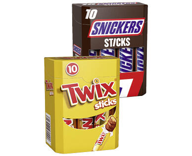 TWIX/ SNICKERS 
 STICKS