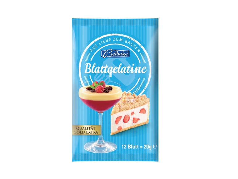 Blaadjes gelatine