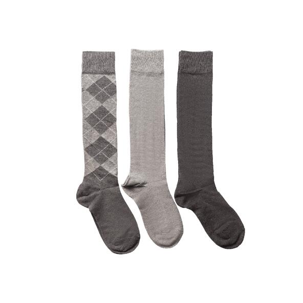UP2Fashion(R) 				Mi-bas pour femmes, 3 paires