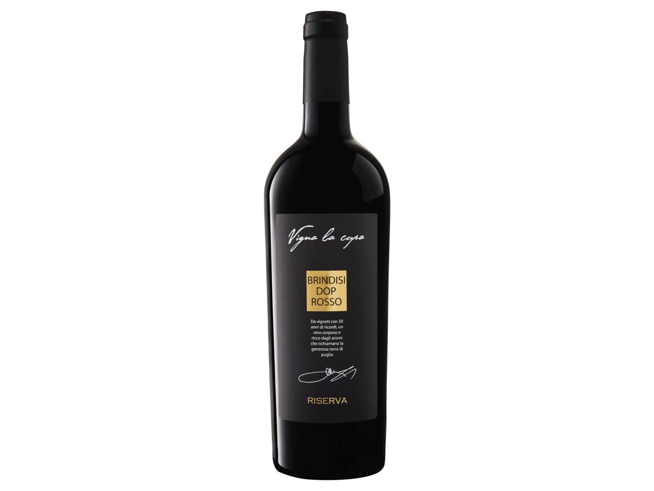 VIGNA LA CUPA Brindisi DOP Riserva
