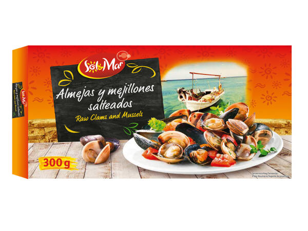 Raw Clams and Mussels