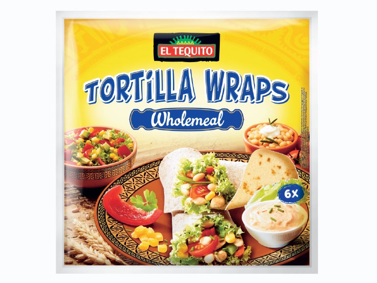 Tortilla wraps au blé complet