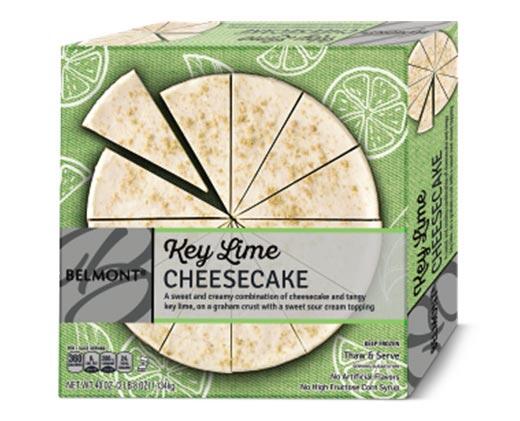 Belmont 
 All American or Key Lime Cheesecake