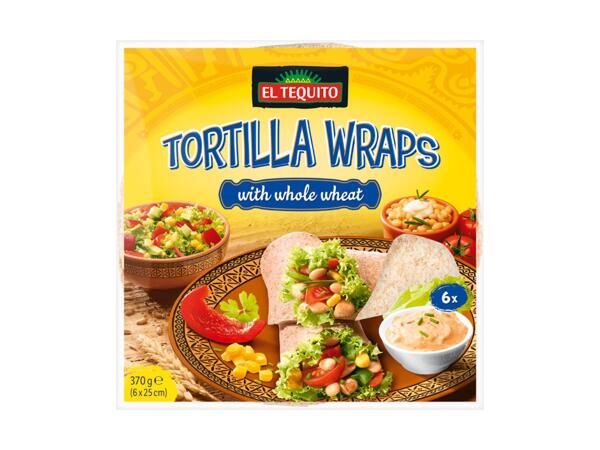 Wraps à la farine complète