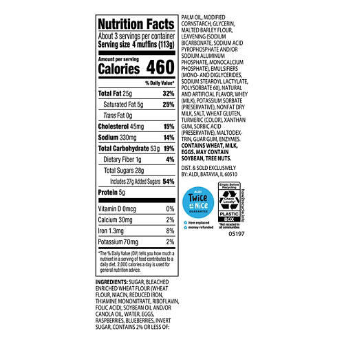 Mixed Berry Flavor Mini Muffins, 12 count