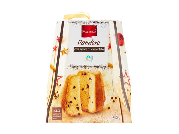 Pandoro with chocolate chips