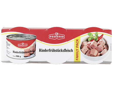PODRAVKA 
 VIANDE DE BŒUF EN CONSERVE