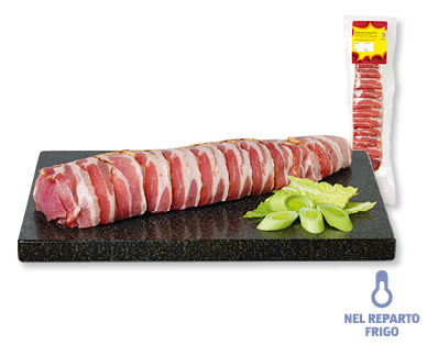 Filetto di maiale avvolto nella pancetta
