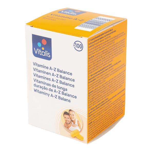 VITALIS(R) 				Comprimés de vitamines A-Z, 100 pcs