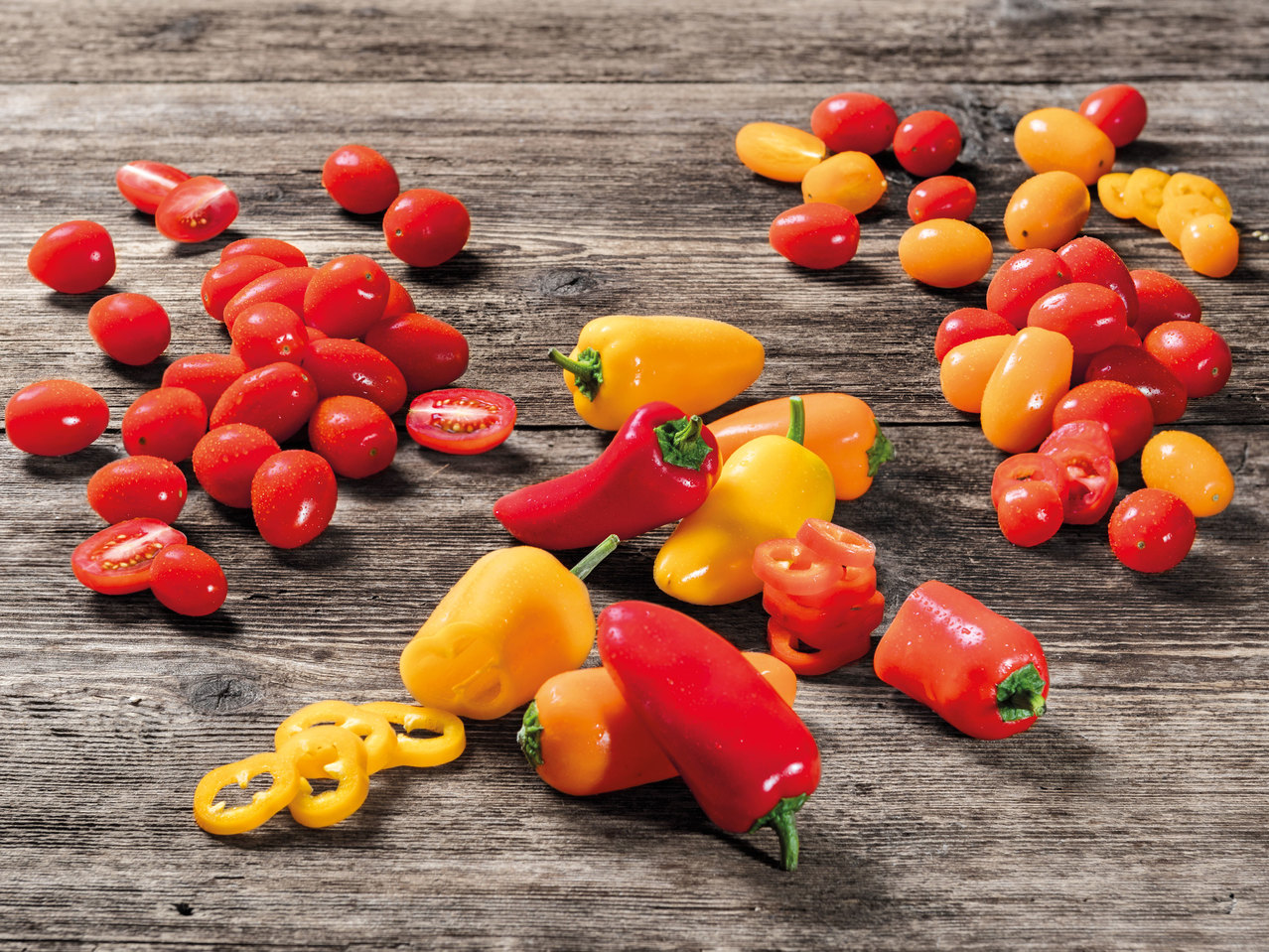 Snack-Tomaten/Snack-Paprika
