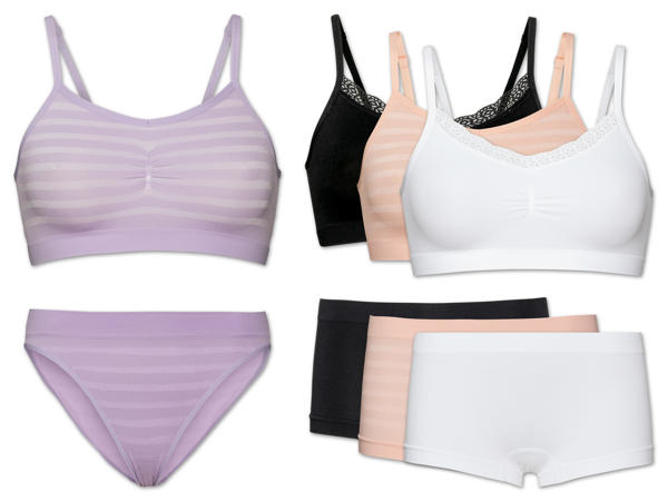 ESMARA(R)LINGERIE Damen „Seamless" Unterwäsche, 2 Stück1