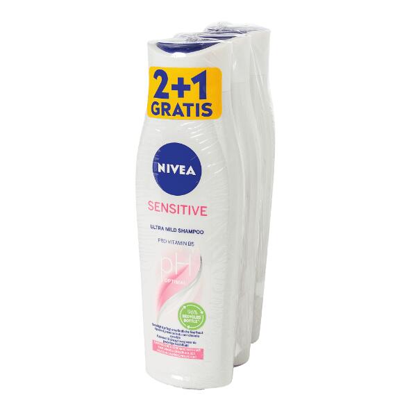 NIVEA(R) 				Shampoo für Damen, 3 St.