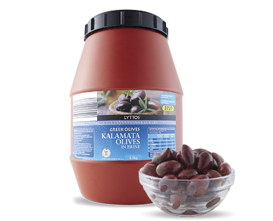 KALAMATA OLIVES 3.3KG OR PITTED KALAMATA OLIVES 2KG