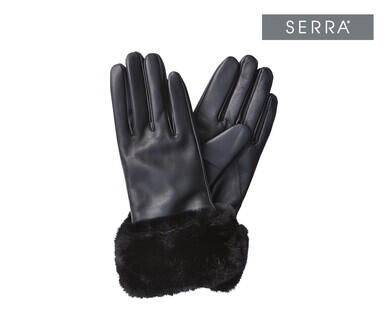 Leather or Wool Blend Gloves