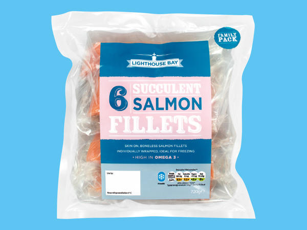 Lighthouse Bay 6 Salmon Fillets - Lidl - Great Britain - Specials archive