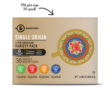 Barissimo Single Origin Single Serve Variety Pack