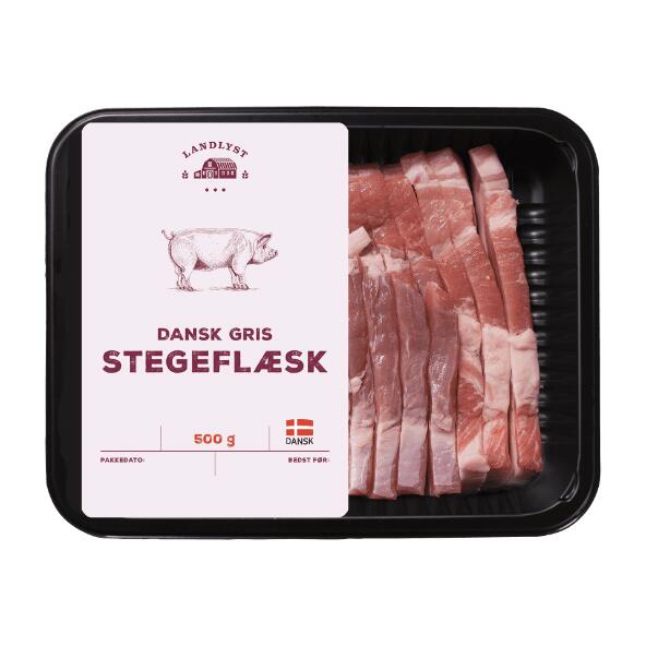 Stegeflæsk af dansk gris