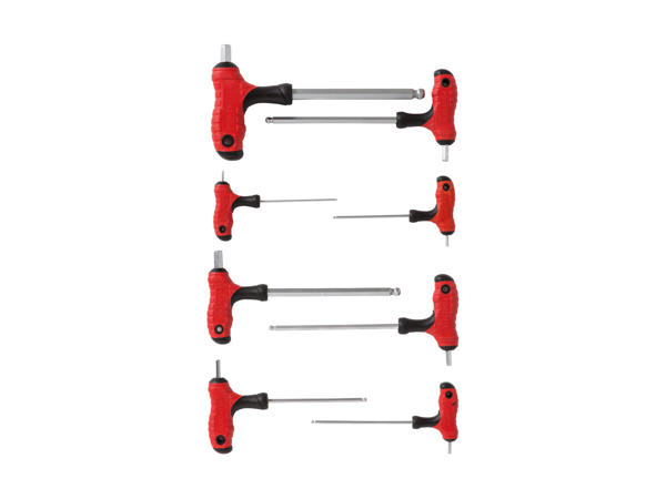 Powerfix Profi T-Handle Star or Hex Key Set1