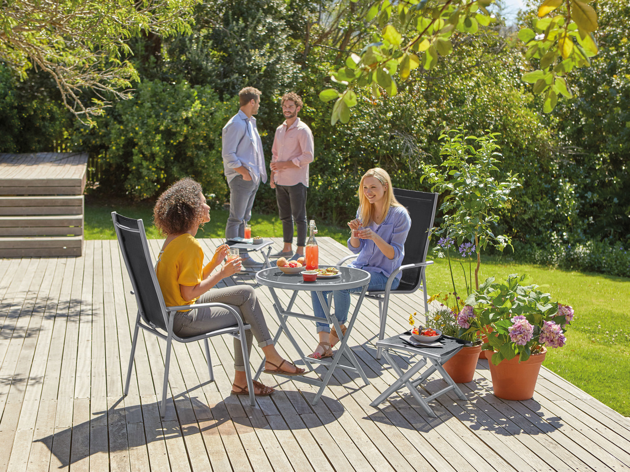 Florabest Aluminium Stacking Chair1
