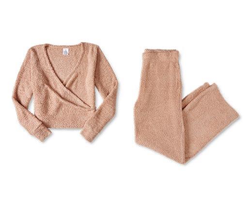 Serra 
 Ladies 2pc Textured Pajama Sets