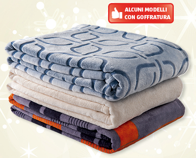Morbida coperta in microfibra MY LIVING STYLE