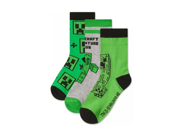 Kinder Socken, 3 Paar