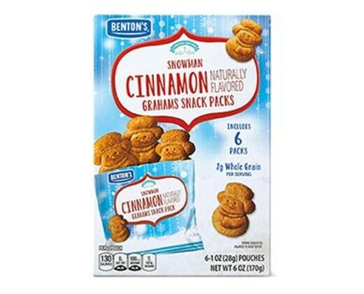 Benton's 
 Snowman Graham Snack Packs Cinnamon or Vanilla