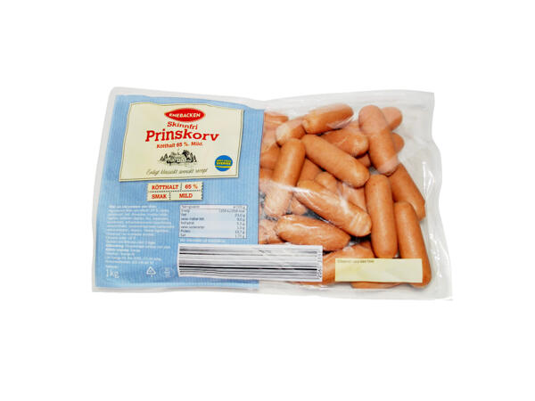 Skinnfri prinskorv