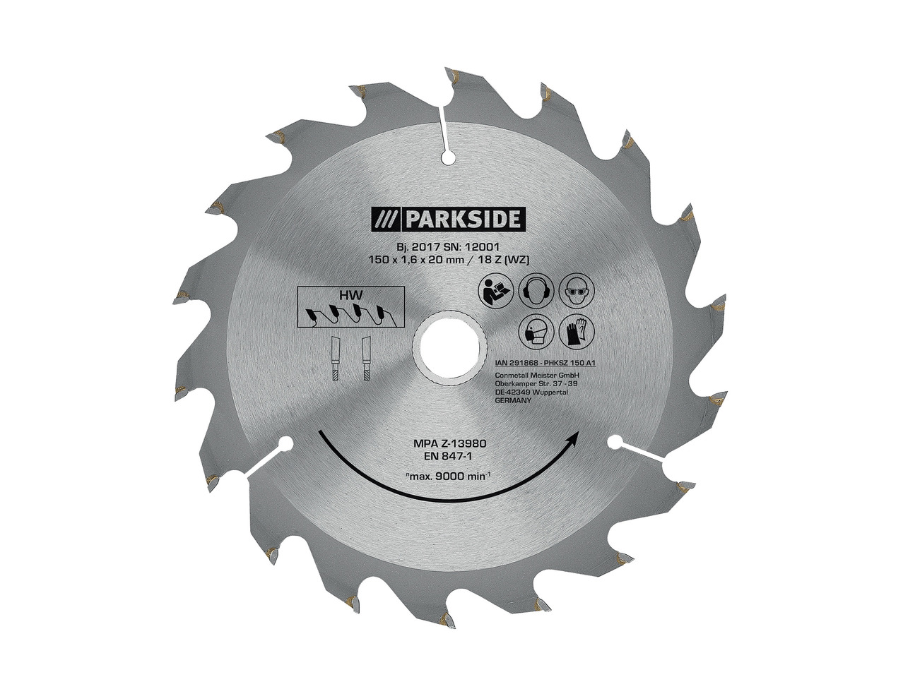 Parkside 150mm Circular Saw Blades1