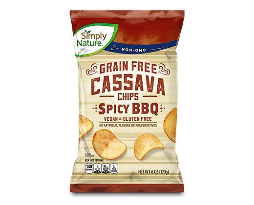 Simply Nature 
 Cassava Chips Sea Salt or Spicy BBQ