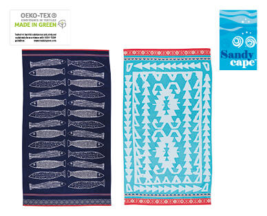 Terry Jacquard Beach Towel