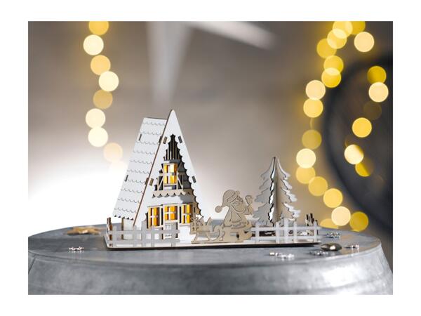 Livarno Home Light-Up Wooden Christmas Scene