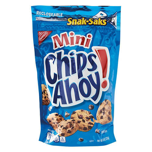 Snak Sak Mini Chips Ahoy Cookies, 8 oz