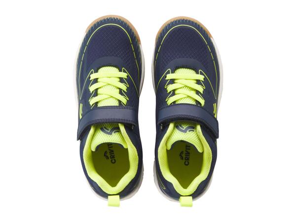 CRIVIT Kids' Grey & Yellow Trainers