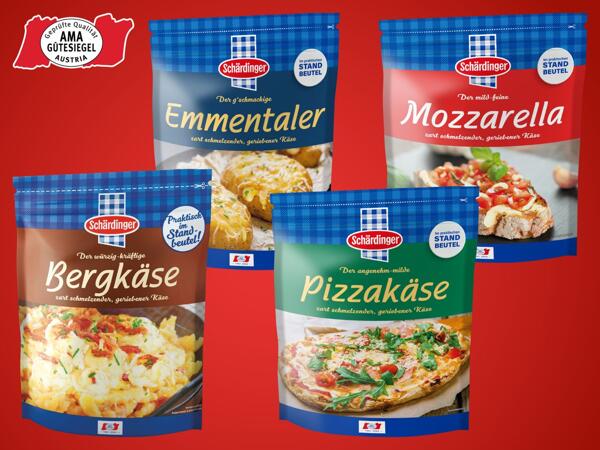 Käse gerieben