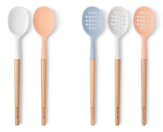 Crofton Beechwood & Silicone Utensils