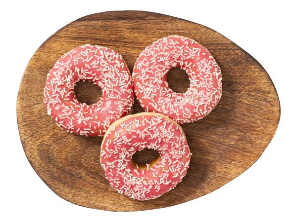 RŮŽOVÝ DONUT S POSYPEM