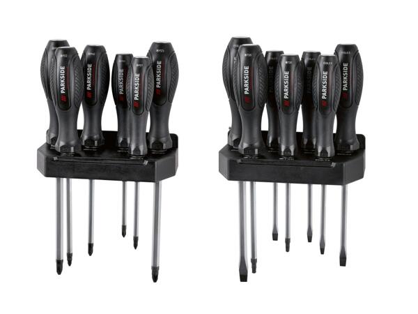 Chisel screwdriver set, 13 pieces