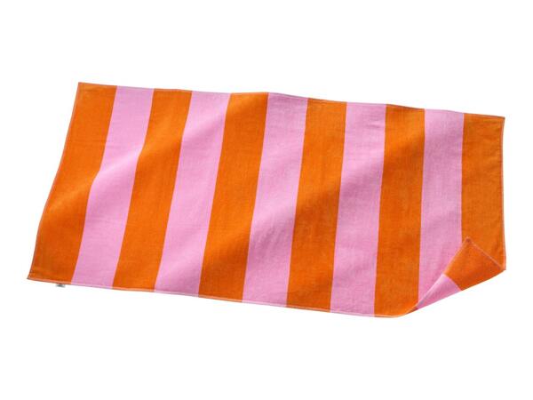 Crivit Orange & Pink-Striped Beach Towel