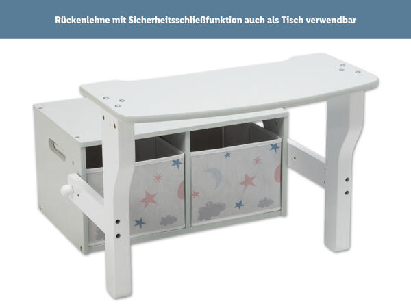 2-in-1 Kinder-Sitzbank