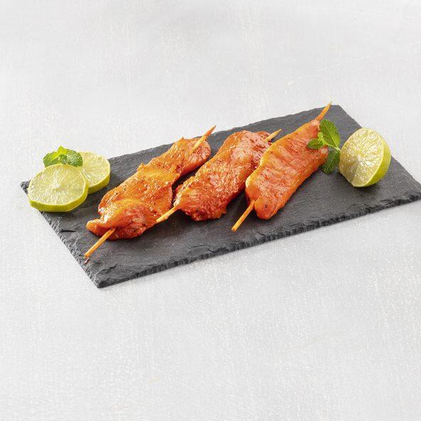 Putenfilet am Spieß