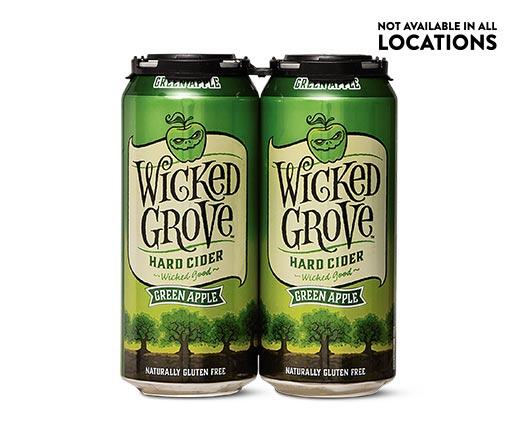 Wicked Grove 
 Green Apple Hard Cider Cans
