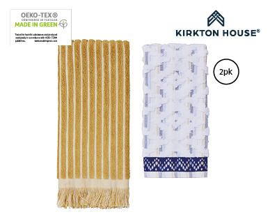 Designer Accent Hand Towel 2pk