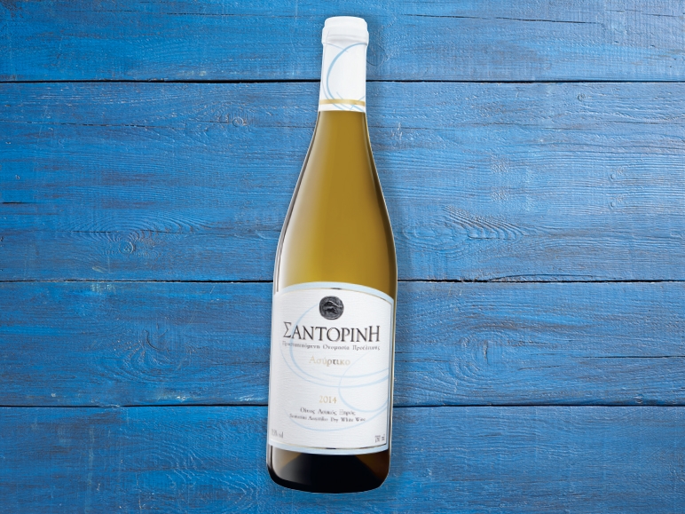 Santorini, vin alb sec, 2014, alc. 13.5% vol.