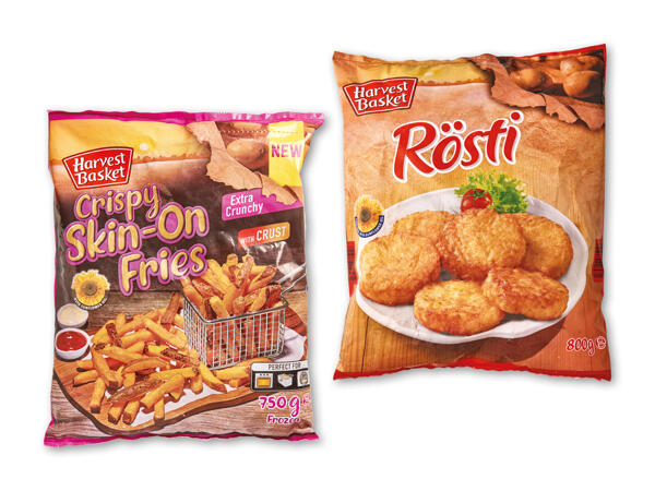 Rösti eller crispy skin-on fries