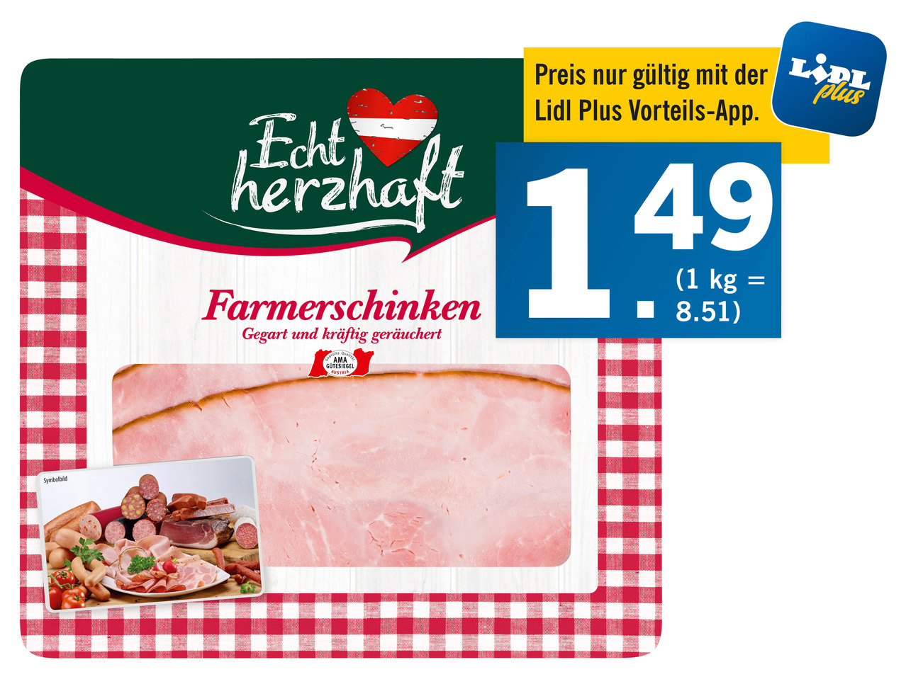 ECHT HERZHAFT Farmerschinken